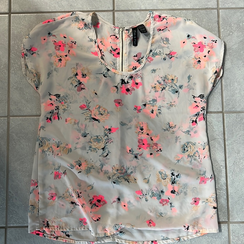 Floral dress top